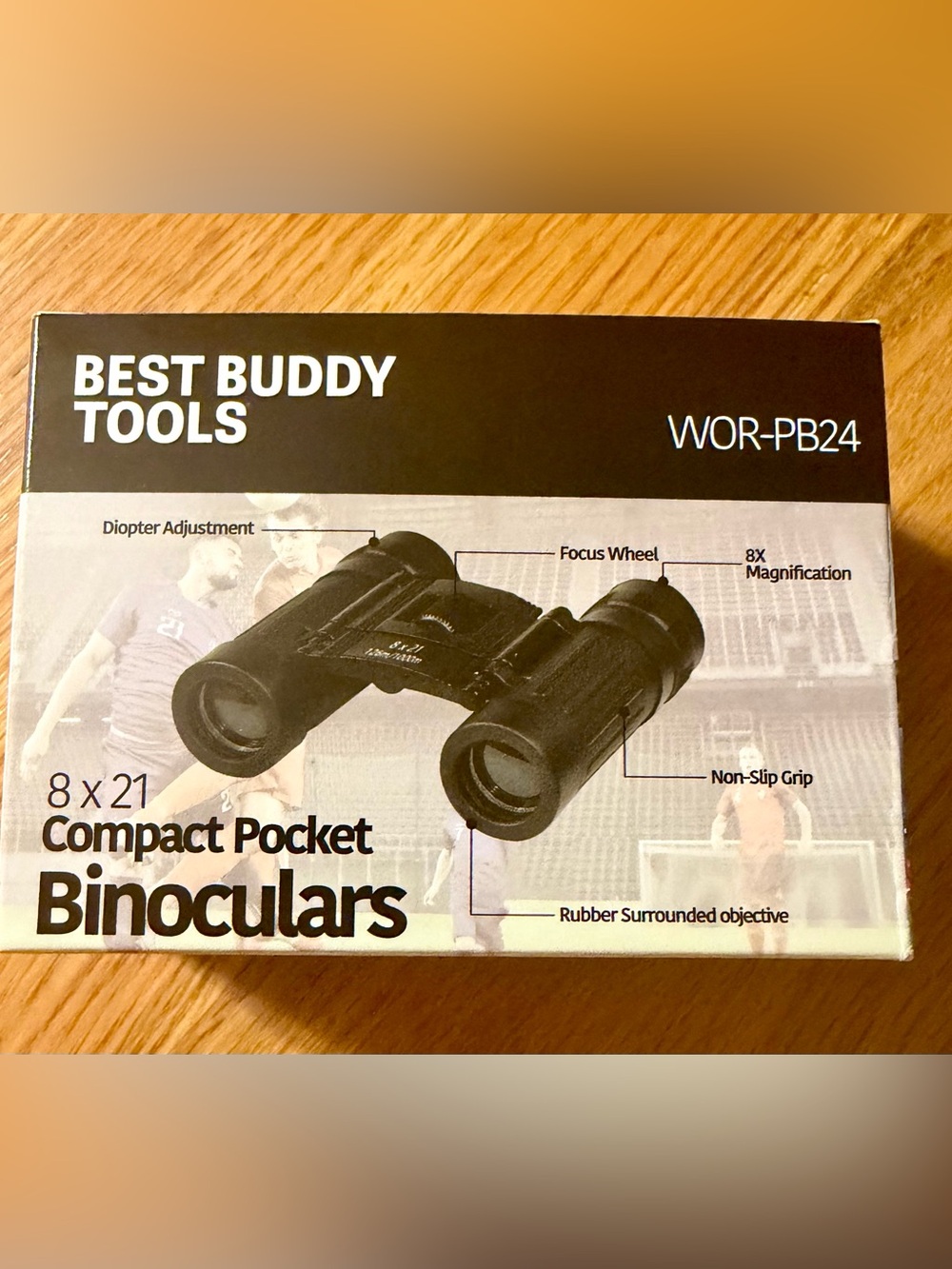 NIB - Best Buddy 8x21 Compact Pocket Binoculars